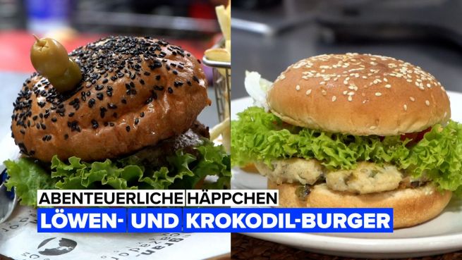 go to Abenteuerliche Häppchen:  Löwen- und Krokodil-Burger